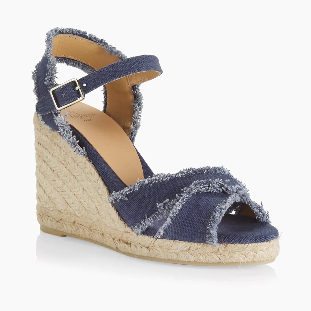 NWT Castaner 70mm Espadrille Wedge